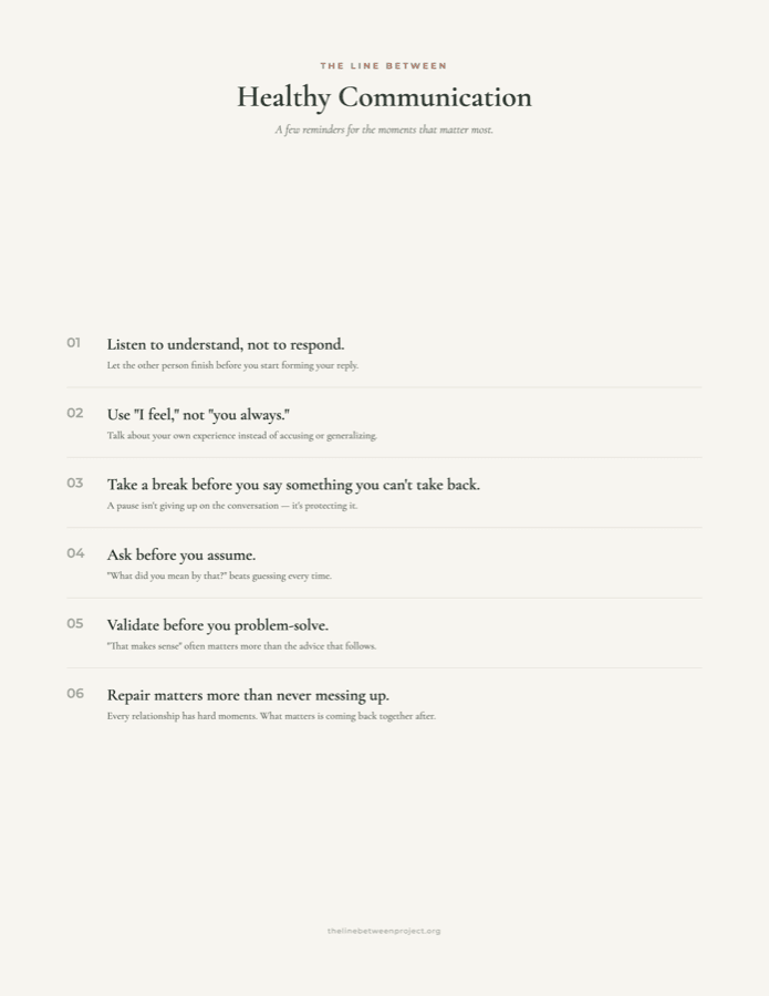 Preview of Healthy Communication