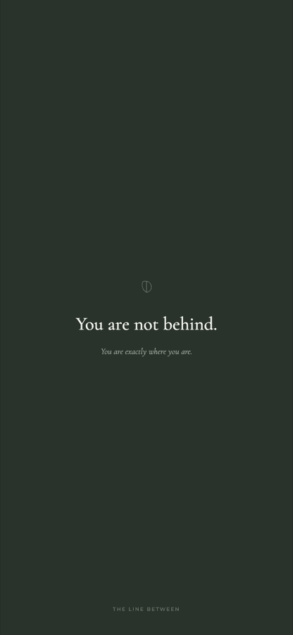 Preview of "You Are Not Behind"